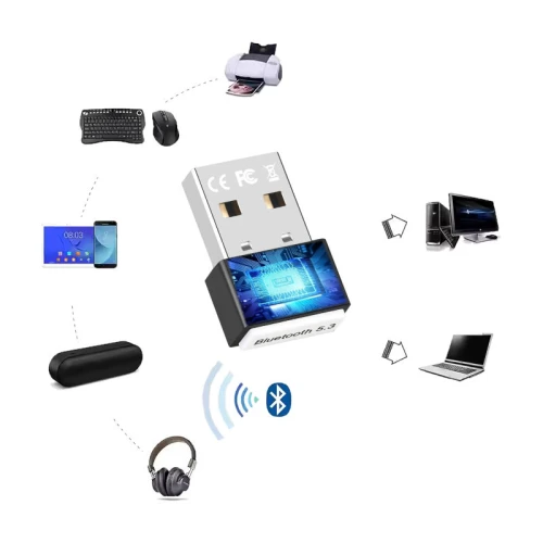 Adapter Bluetooth 5.3 MOZOS RTL812 Nadajnik Odbiornik