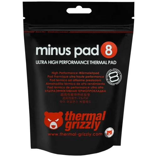 Thermalpad Thermal Grizzly Minus Pad 8 – 100x100x3,0 mm
