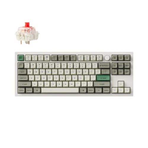Klawiatura Keychron Q3 Max RGB Shell White Gateron Jupiter Red
