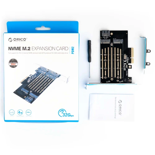 Karta PCI-E Kontroler Orico M.2 NVMe i M.2 SATA