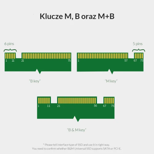 Karta PCI-E Kontroler Orico M.2 NVMe i M.2 SATA