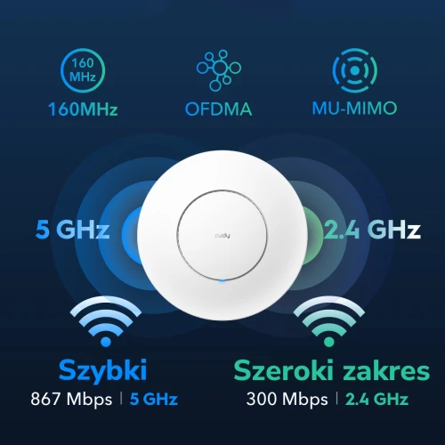 Access Point Cudy AP3000 WiFi 6, 2,4GHz/5GHz PoE