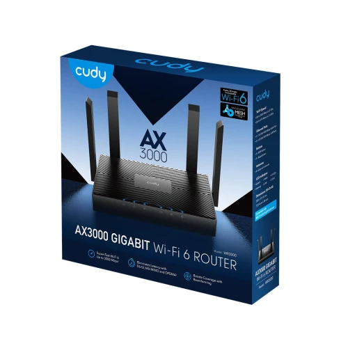 Router Cudy WR3000 WiFi 6 2,4GHz/5GHz Mesh