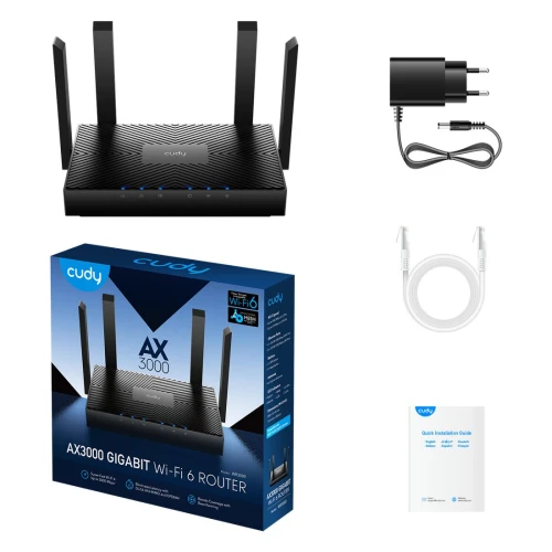 Router Cudy WR3000 WiFi 6 2,4GHz/5GHz Mesh