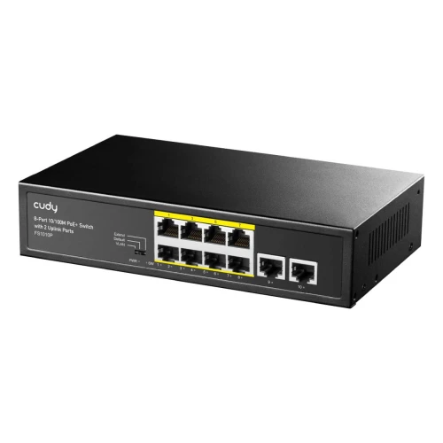 Switch Cudy FS1010PG Przełącznik sieciowy 8-portowy PoE+ 120W