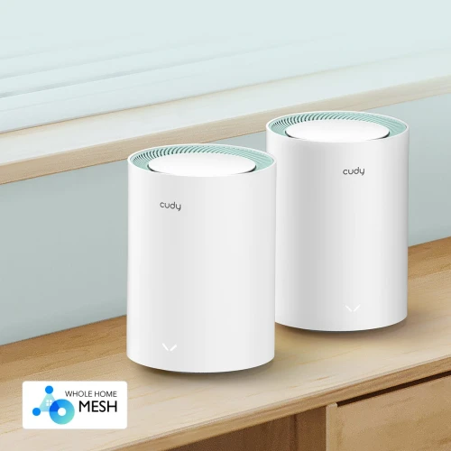 Zestaw Mesh Cudy M1300 WiFi 5 2,4GHz/5GHz 2szt