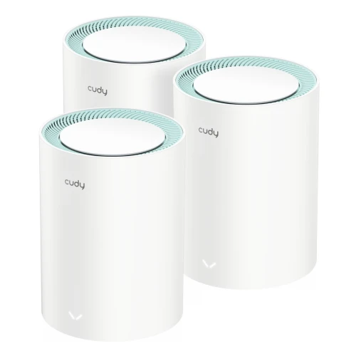 Zestaw Mesh Cudy M1300 WiFi 5 2,4GHz/5GHz 3szt