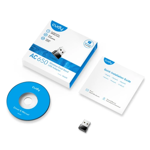 Karta sieciowa WiFi Cudy WU650 2,4GHz/5GHz USB