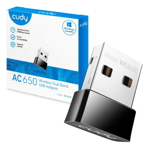 Karta sieciowa WiFi Cudy WU650 2,4GHz/5GHz USB