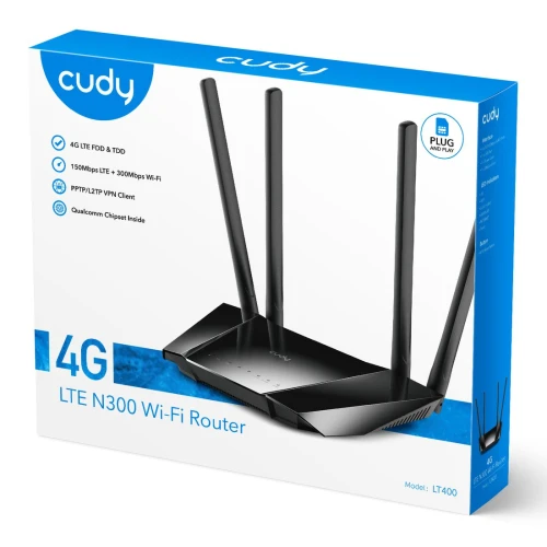 Router Cudy LT400 EU WiFi SIM 4G LTE