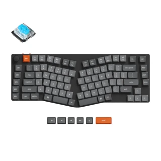 Klawiatura Keychron K15 Max RGB Gateron Low Profile Blue