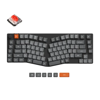 Klawiatura Keychron K15 Max White LED Gateron Low Profile Red