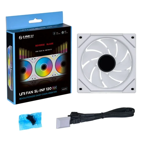 Wentylator Lian Li Uni Fan SL-INF 120 ARGB Reverse White - 120mm