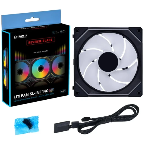 Wentylator Lian Li Uni Fan SL-INF 140 ARGB Reverse Black - 140mm