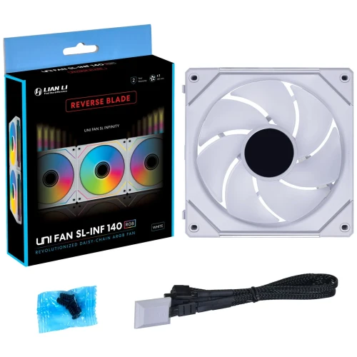 Wentylator Lian Li Uni Fan SL-INF 140 ARGB Reverse White - 140mm