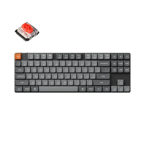 Klawiatura Keychron K1 Max White LED Gateron Red