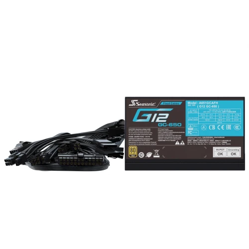Zasilacz Seasonic G12 GC-650 v2 80Plus Gold 650W