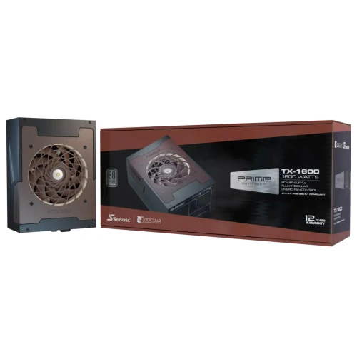 Zasilacz Seasonic PRIME TX-1600 Noctua Edition ATX 3.1 PCIe 5.1 80Plus Titanium 1600W