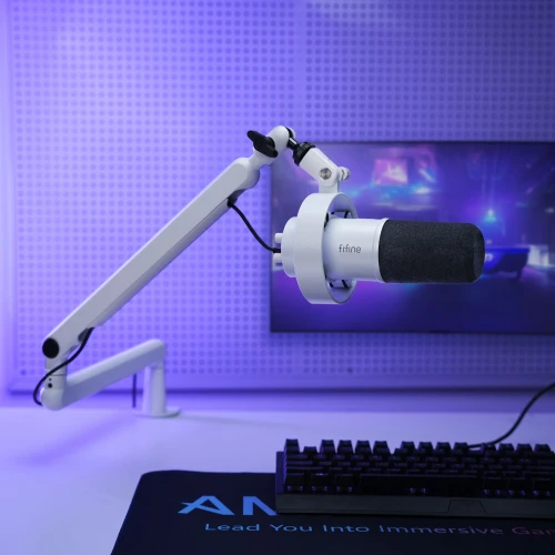 Mikrofon dynamiczny Fifine K688W White USB XLR