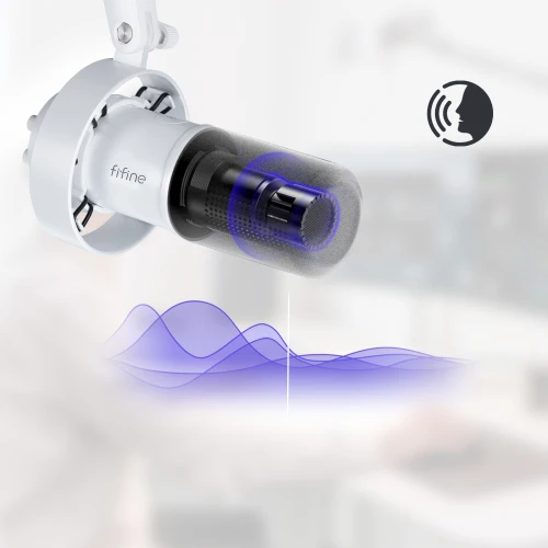 Mikrofon dynamiczny Fifine K688W White USB XLR
