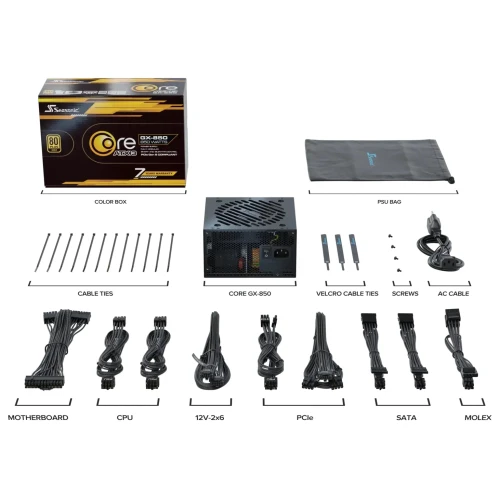 Zasilacz Seasonic Core GX-850-V2 ATX 3.1 Gold 850W