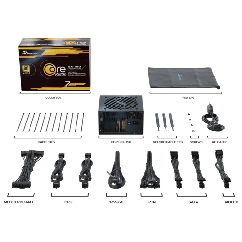 Zasilacz Seasonic Core GX-750-V2 ATX 3.1 Gold 750W