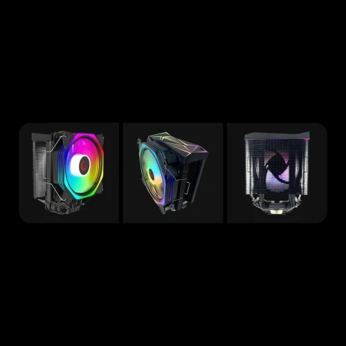 Chłodzenie Rampage Octagon C50 120mm ARGB Black
