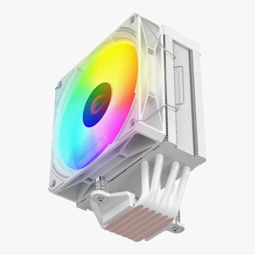 Chłodzenie Rampage Octagon C70 LCD Digital 120mm ARGB White
