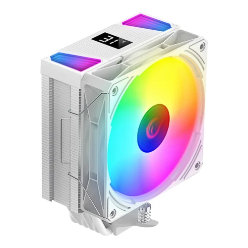 Chłodzenie Rampage Octagon C70 LCD Digital 120mm ARGB White
