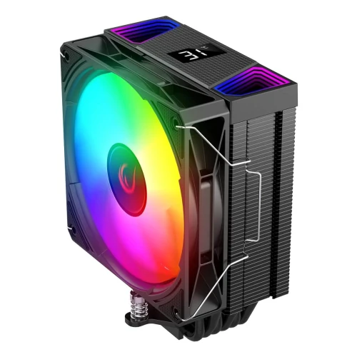 Chłodzenie Rampage Octagon C70 LCD Digital 120mm ARGB Black