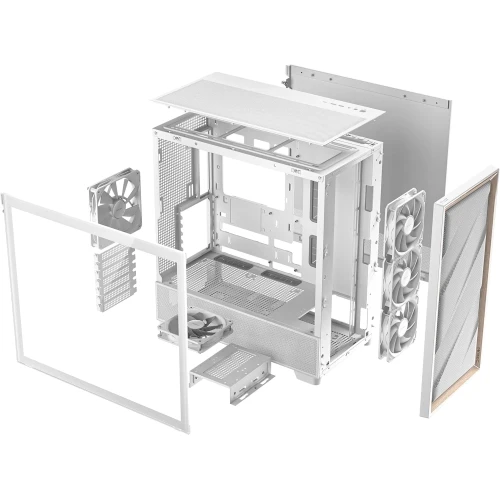 Obudowa Antec Flux Tempered Glass White
