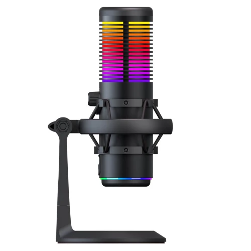 Mikrofon pojemnościowy Rampage Bemol RGB Black USB-C