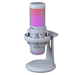 Mikrofon pojemnościowy Rampage Bemol RGB White USB-C