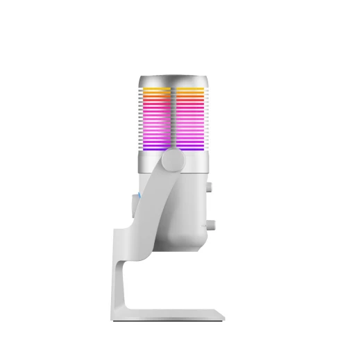 Mikrofon pojemnościowy Rampage Diyez RGB White USB-C