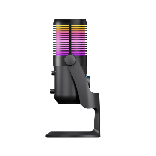 Mikrofon pojemnościowy Rampage Diyez RGB Black USB-C