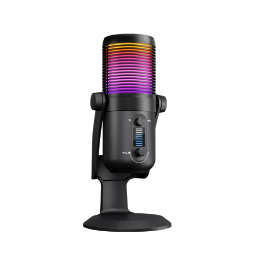 Mikrofon pojemnościowy Rampage Diyez RGB Black USB-C