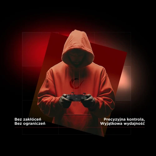 Gamepad Rampage Hydra RGB Kontroler Bezprzewodowy Biały PC/Switch/Mobile