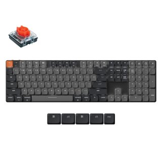 Klawiatura Keychron K5 QMK V2 White LED Gateron Low Profile Red