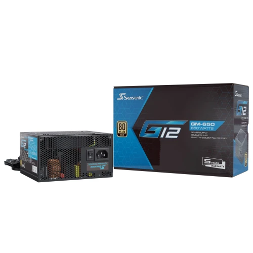 Zasilacz Seasonic G12 GM-650 v2 80Plus Gold 650W
