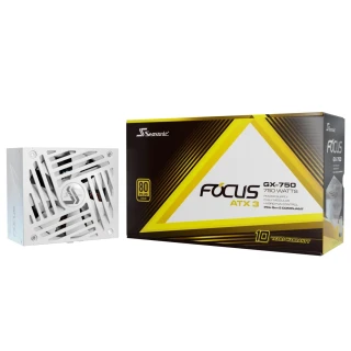 Zasilacz Seasonic FOCUS GX-750 v4 ATX 3.1 PCIe 5.1 White 80Plus Gold 750W