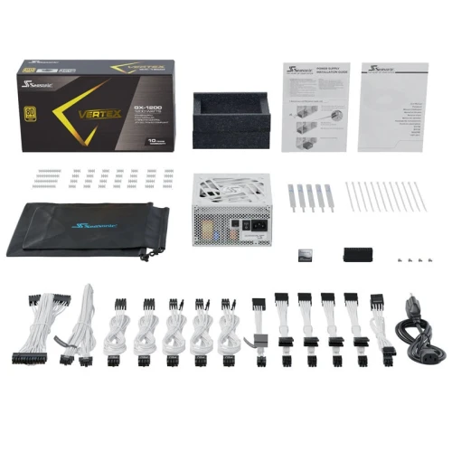 Zasilacz Seasonic VERTEX GX-1200 White 80Plus Gold 1200W