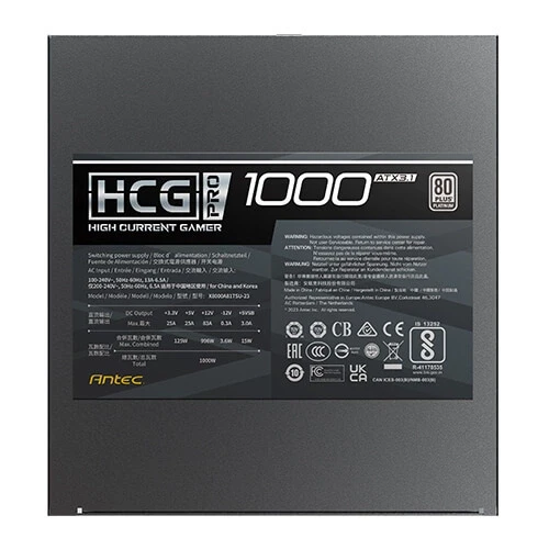 Zasilacz Antec HCG1000 PRO Platinum ATX 3.1 1000W