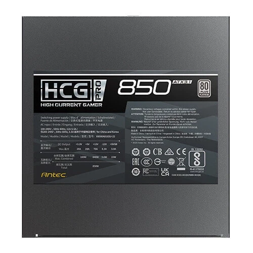 Zasilacz Antec HCG850 PRO Platinum ATX 3.1 850W