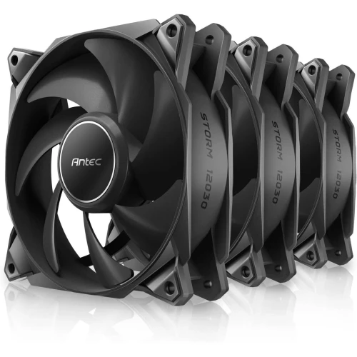Zestaw wentylatorów Antec Storm T3 120mm PWM Black (3szt)