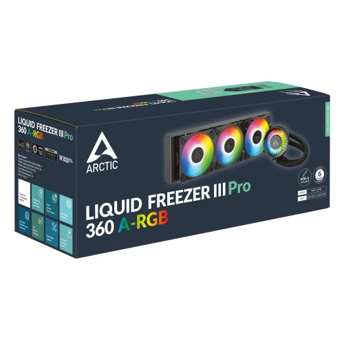 Chłodzenie wodne AiO Arctic Liquid Freezer III Pro 360 ARGB Black