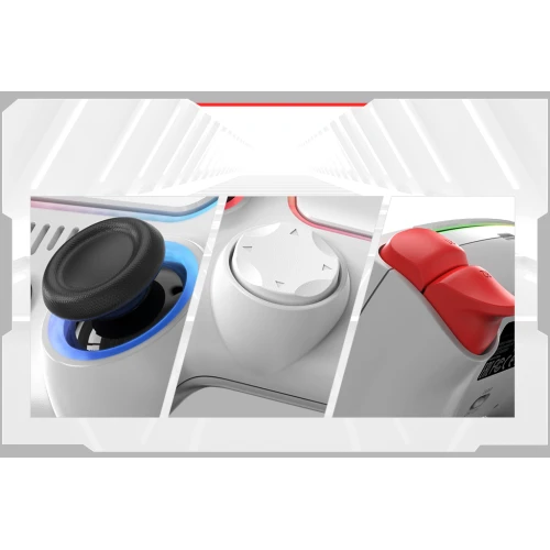 Gamepad Monka Contra Kontroler Bezprzewodowy Biały PC / PS4 / Switch / Android / iOS13
