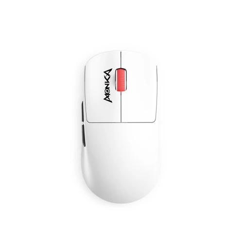 Mysz Monka Prime 4K Wireless Biała
