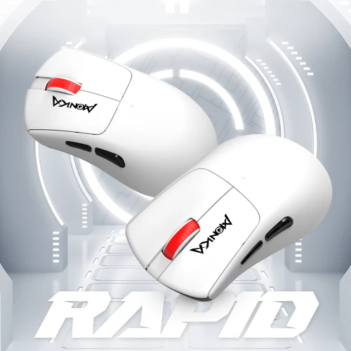 Mysz Monka Rapid Wireless Biała