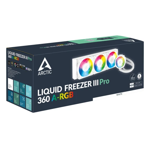 Chłodzenie wodne AiO Arctic Liquid Freezer III Pro 360 ARGB White