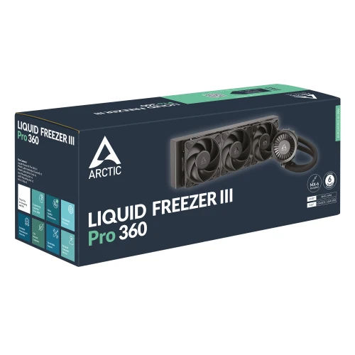 Chłodzenie wodne AiO Arctic Liquid Freezer III Pro 360 Black
